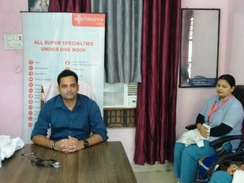 प्रेस क्लब में 100 मरीजों का निःशुल्क परीक्षण