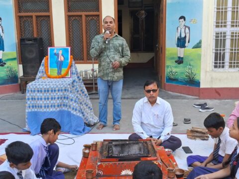 मेष संक्रांति और डॉ. भीमराव अम्बेडकर की जयंती पर वैदिक यज्ञ का आयोजन* *शिक्षा को बताया समाज का ‘अमोघ अस्त्र’