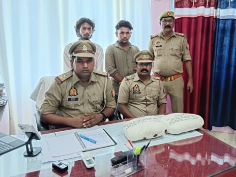 बभनान सब्जी मंडी से 2.3 किलो गांजा बरामद, दो आरोपी गिरफ्तार